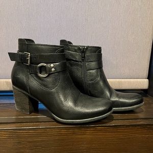 Josef Seibel Britney Black Leather Boots